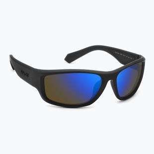 Polaroid PLD 2166/S matte black blue/blue mirror polarised men's sunglasses