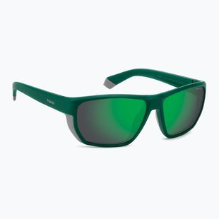 Polaroid PLD 7057/S matte teal/greygreen mirror polarised men's sunglasses