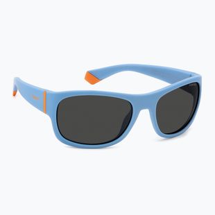 Polaroid PLD 8064/S azure/grey polarised children's sunglasses