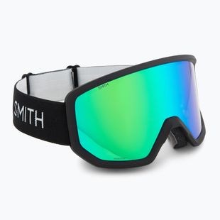 Ski goggles Smith Transfer black/green sol-x mirror