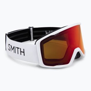 Ski goggles Smith Tribute white/red sol-x mirror