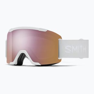 Ski goggles Smith Squad S2 white vapor/chromapop everyday rose gold mirror
