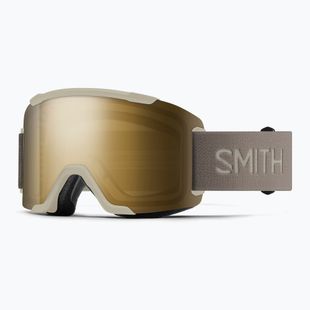 Ski goggles Smith Squad S3 chalk/chromapop sun black gold mirror