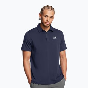 Men's polo shirt Under Armour Icon Polo midnight navy/white