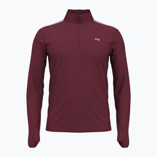 Men's Under Armour Vanish CW 1/4 Zip cardinal/reflective running sweatshirt