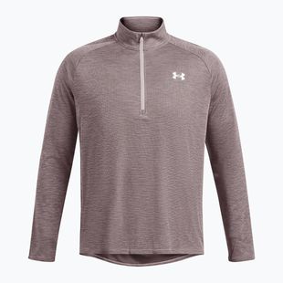 Men's Under Armour Tech Textured 1/2 Zip tetra gray/white longsleeve