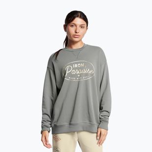 Women's Under Armour Project Rock HWT Crew sweatshirt clay green/black