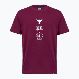 Men's training shirt Under Armour Project Rock Terry Q3 purple