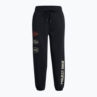 Women's training trousers Under Armour Project Rock HWT Pnt black / silt