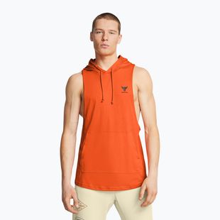 Men's training shirt Under Armour Project Rock Payoff SL HD orange