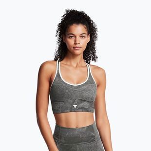 Under Armour Project Rock Infinity Let's Go clay green/silt training bra