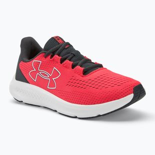 Under Armour Charged Pursuit 3 Big Logo racer red/anthracite/white women's running shoes