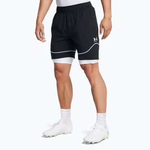 Men's football shorts Under Armour Challenger Pro Train black / white