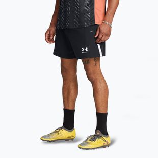 Men's football shorts Under Armour Challenger Pro Woven black / white