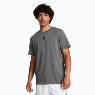 Men's T-shirt Under Armour Curry Hvyweight Logo castlerock/black