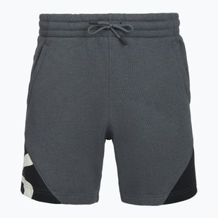 Men's Under Armour Curry Splash Fleece Shorts castlerock full heather/black/white clay