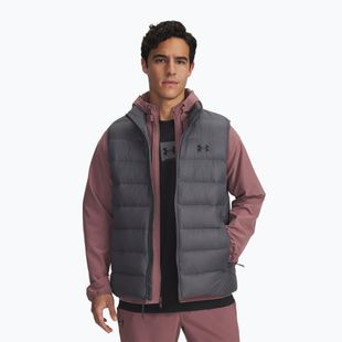 Men's gilet Under Armour Legend Down castlerock/black