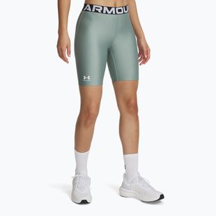 Women's shorts Under Armour HG Authentics 8in silica green / white