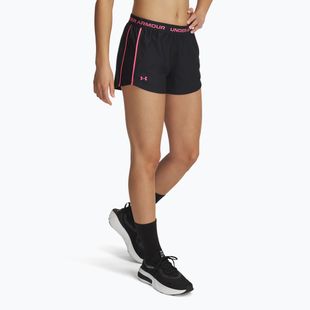 Women's shorts Under Armour Tech Play Up black/super pink