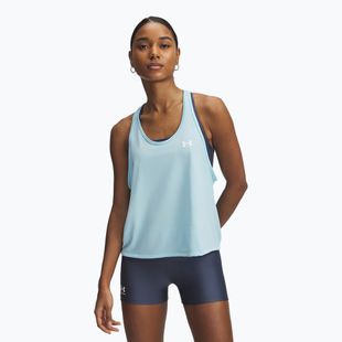 Women's training top Under Armour Tech Swing Tank stream/white