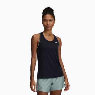 Women's training top Under Armour Tech Knockout Tank black/white