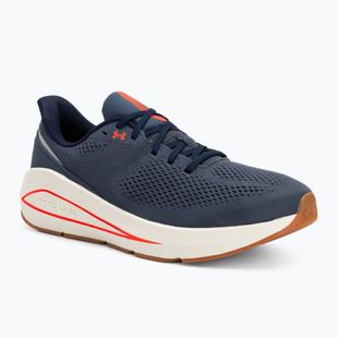 Men's running shoes Under Armour Sonic 7 downpour gray/white quartz/midnight navy