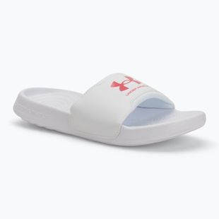 Women's slides Under Armour Ignite Select white/white/super pink