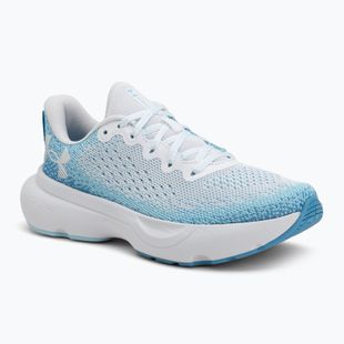 Women's running shoes Under Armour Infinite white/ether blue/white