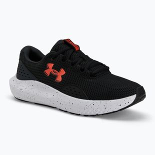 Men's running shoes Under Armour Charged Surge 4 black/anthracite/ares red