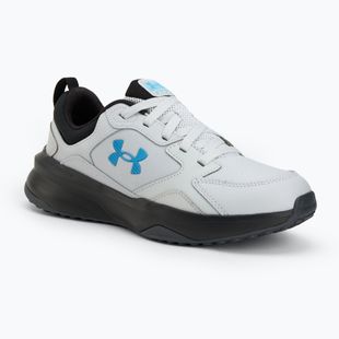 Men's training shoes Under Armour Charged Edge halo gray/black/ether blue