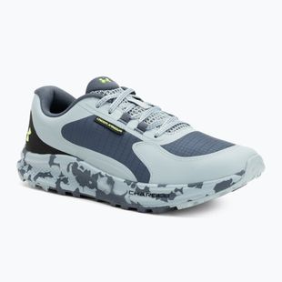 Under Armour Charged Bandit Trail 3 men's running shoes downpour gray/harbor blue/hyper green