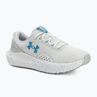 Women's running shoes Under Armour Charged Surge 4 distant gray/halo gray/ether blue