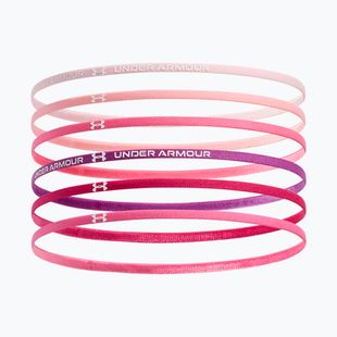 Children's headband Under Armour Mini Elastic 6 pcs. prime pink/white