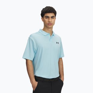 Men's polo shirt Under Armour Matchplay Polo stream/black