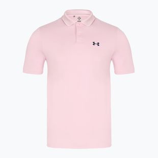 Men's polo shirt Under Armour Matchplay Polo prime pink/midnight navy