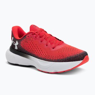 Men's running shoes Under Armour Infinite racer red/castlerock/white