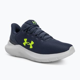 Men's running shoes Under Armour Phade RN 3 downpour gray/downpour gray/hyper green
