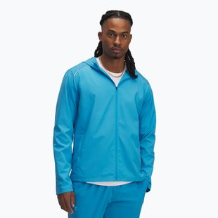 Men's running jacket Under Armour Storm Run Hooded ether blue/downpour gray/reflective