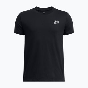 Children's T-shirt Under Armour Sportstyle Left Chest black