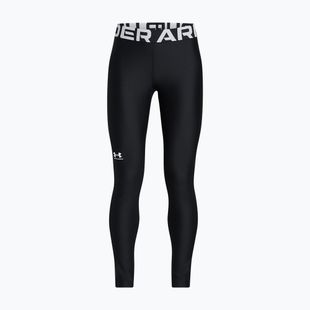 Children's training leggings Under Armour HeatGear white/black