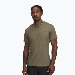 Men's training T-shirt Under Armour Vanish Elite Vent Printed bayou/marine from green/iridescent