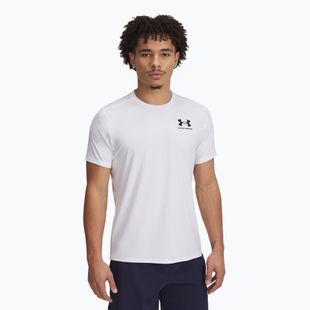 Men's training top Under Armour HeatGear Fitted white/black