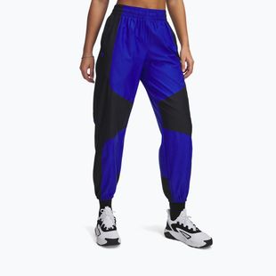 Women's training trousers Under Armour Project Rock Woven Bottom black