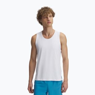Men's running tank top Under Armour Launch Elite Singlet white/reflective