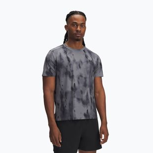 Men's running T-shirt Under Armour Launch Elite Print titan gray/reflective