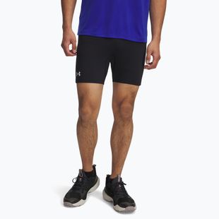 Men's running leggings Under Armour Trail Launch Pro Half Tight black/reflective