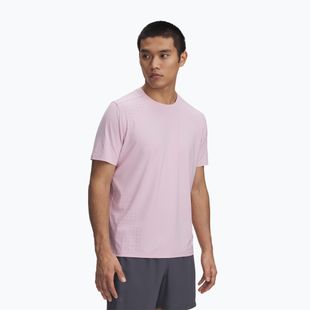 Men's running T-shirt Under Armour Launch Elite prime pink/reflective