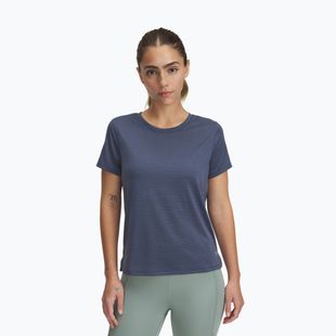 Women's running T-shirt Under Armour Launch downpour gray/reflective