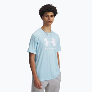 Men's T-shirt Under Armour Sportstyle Logo Update stream/white