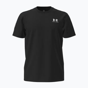 Men's training T-shirt Under Armour Icon Heavyweight Tee Taping black/white